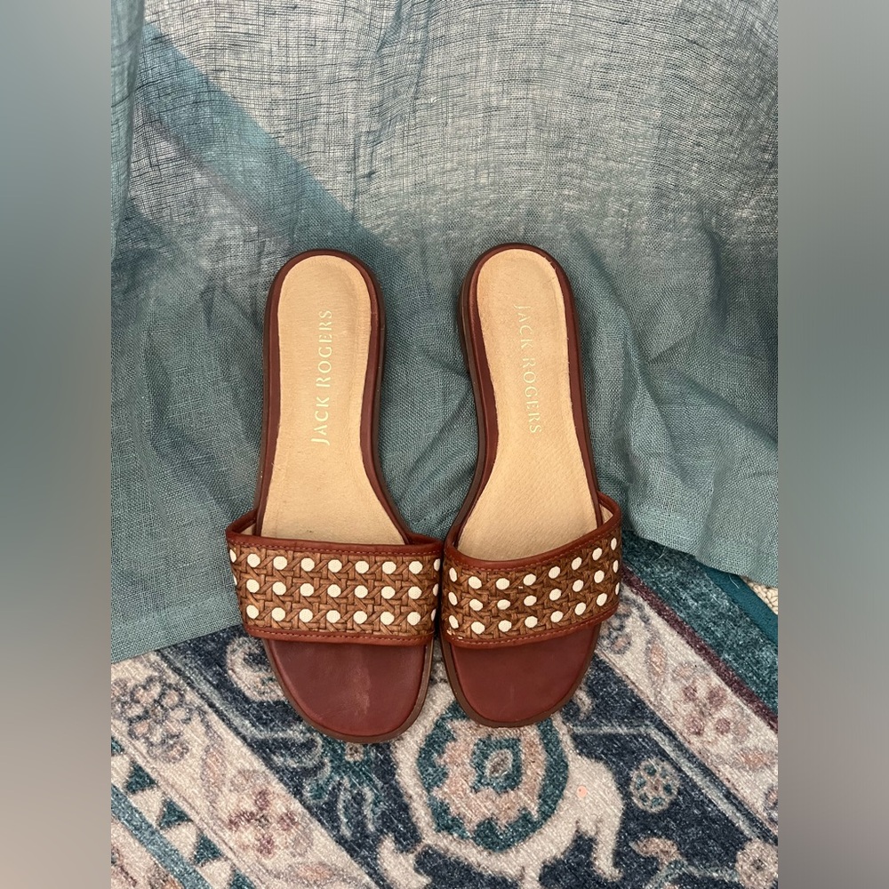 Jack Rogers - Merrain Slide Flat Sandal - Size 7 - Picture 5 of 6
